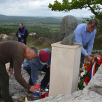 POLAČA, 01.05.2020., koronavirus 29. obljetnica pogibelji Franko Lisica iz Bibinja (24. 09. 1968.- 02. 05. 1991.) na brdu Štrkovaća iznad Polače...