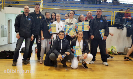 Petrina i Gradina na karate natjecanju u Brčko