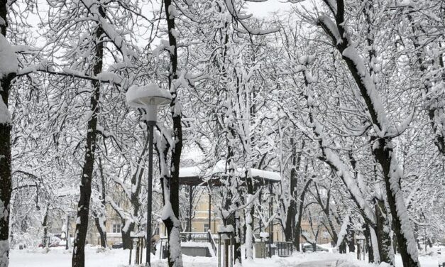 Snježna veljača: Ogulin nadomak rekordne visine snijega