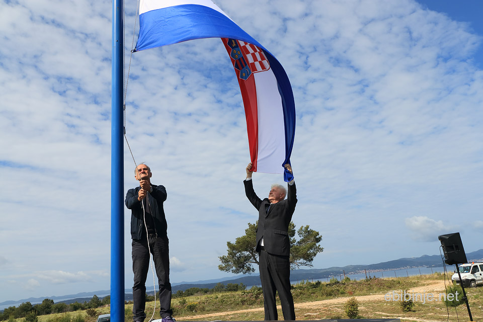 BIBINJE Obljetnica oslobođenja brda Križ; Odana počast poginulim braniteljima