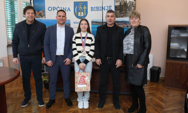 Općina Bibinje ponosna na Natali Vujicu