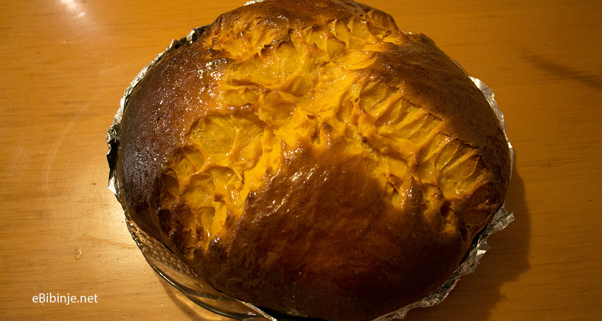 Tradicija iz Bibinje: Slatko dizano tijesto( Turta ) pokojne Vesela Lisica