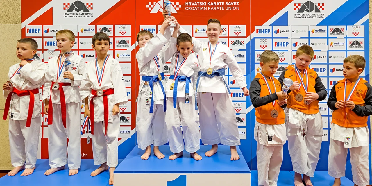 Dva kata tima Karate kluba Bibinje viceprvaci Hrvatske na Kupu za mlađe uzraste
